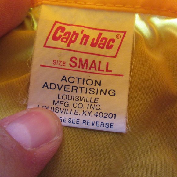 Mens Vtg CAT Diesel Lightweight Jacket Sz S - Picture 4 of 5